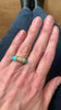 Turquoise Diamonds 18 Carats Yellow Gold Band Ring