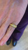 Bague Godron Diamants Or Jaune 18 Carats