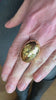 Bague Cocktail Roberto Coin Martellato Or Jaune 18 Carats