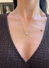 Collier Pneu Diamant 1 Carat Or Gris 18 Carats