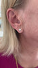 Boucles d'Oreilles Clous Diamants 1 Carat Or Gris 18 Carats (Certificats)