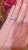 Vintage Rubies Diamonds 18 Carats White Gold Wedding Band