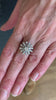 1 Carat Diamonds 18 Carats White Gold Snowflake Ring