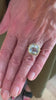 Bague Isabelle Langlois Aigue-Marine Diamants Or Jaune 18 Carats