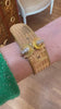 Bracelet Rétro Ceinture Diamants Or Jaune 18 Carats