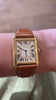 Montre Cartier Tank Solo Diamants Acier Or Jaune 18 Carats