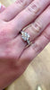 Certified 2 Carats Diamond 18 Carats White Gold Solitaire Ring 