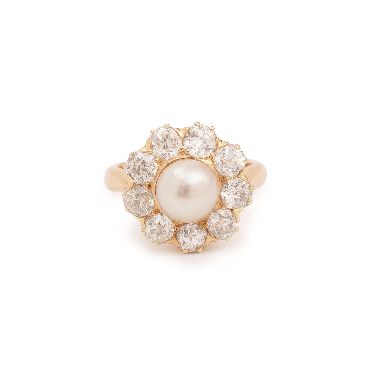 Daisy Pearl 18 Carats Rose Gold Cocktail Ring