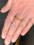 18 Carat Rose Gold Twisted Ring