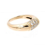 Van Cleef & Arpels 18 Karat Yellow Gold and Diamonds Philippine Ring