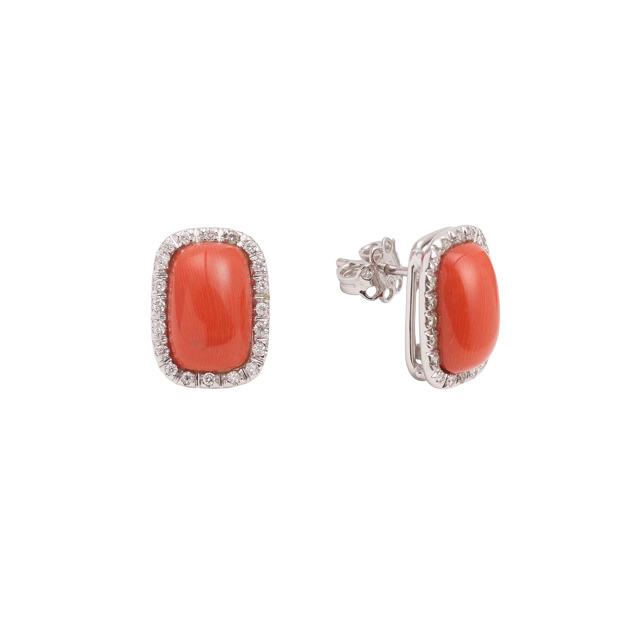 Boucles d'oreilles personnalisées pierre fine - Argent 925 Boucles d'oreilles personnalisées pierre fine - Argent 925