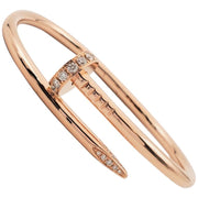 Bracelet Cartier Juste Un Clou Diamants Or Rose 18 Carats