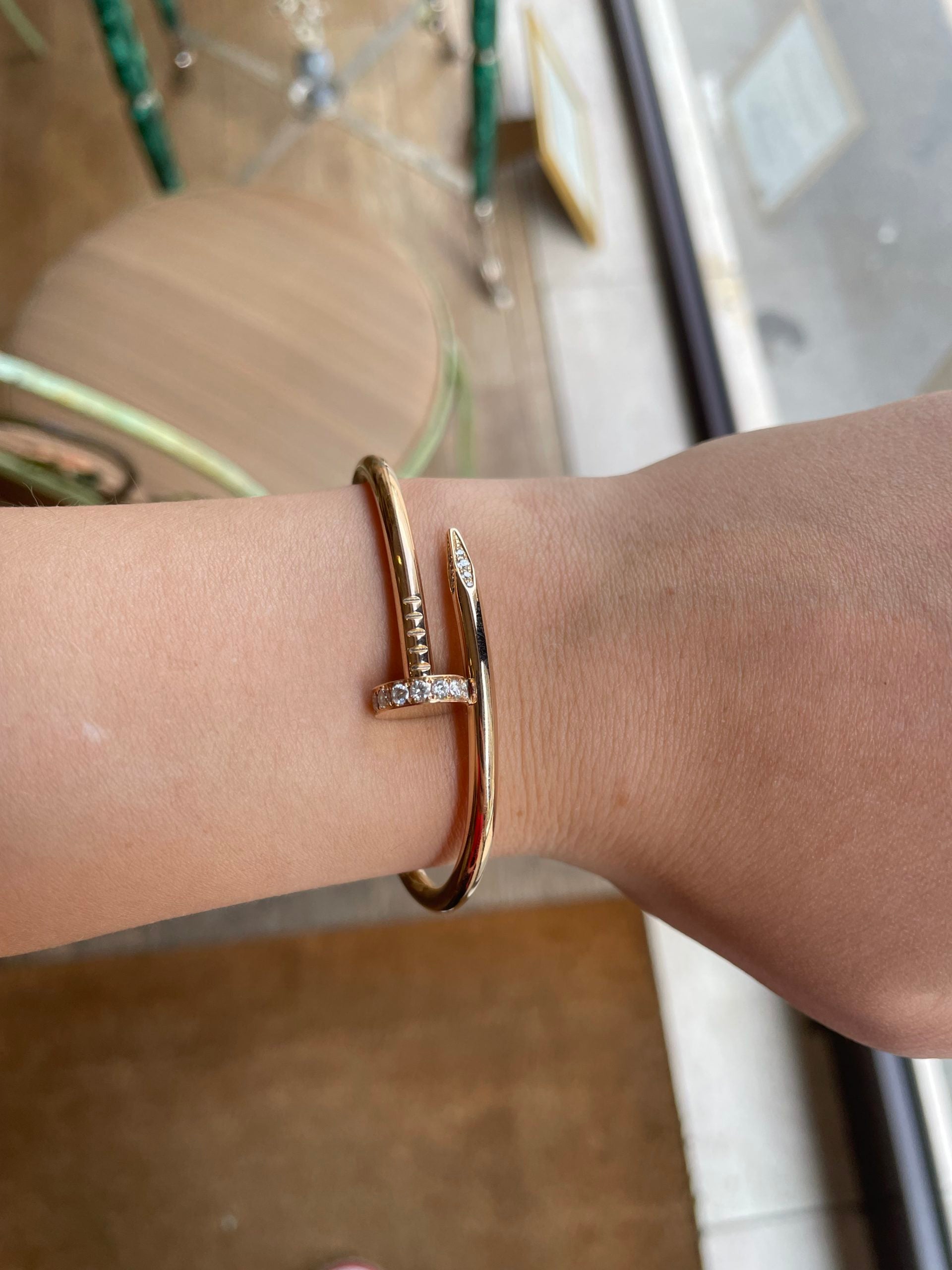 rose gold cartier bracelet