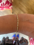 Chaumet Bracelet Ligne 1.20 Carats Diamants Or Jaune 18 Carats