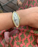 Cartier Baignoire Allongée 18 Carat Yellow Gold Lady Watch