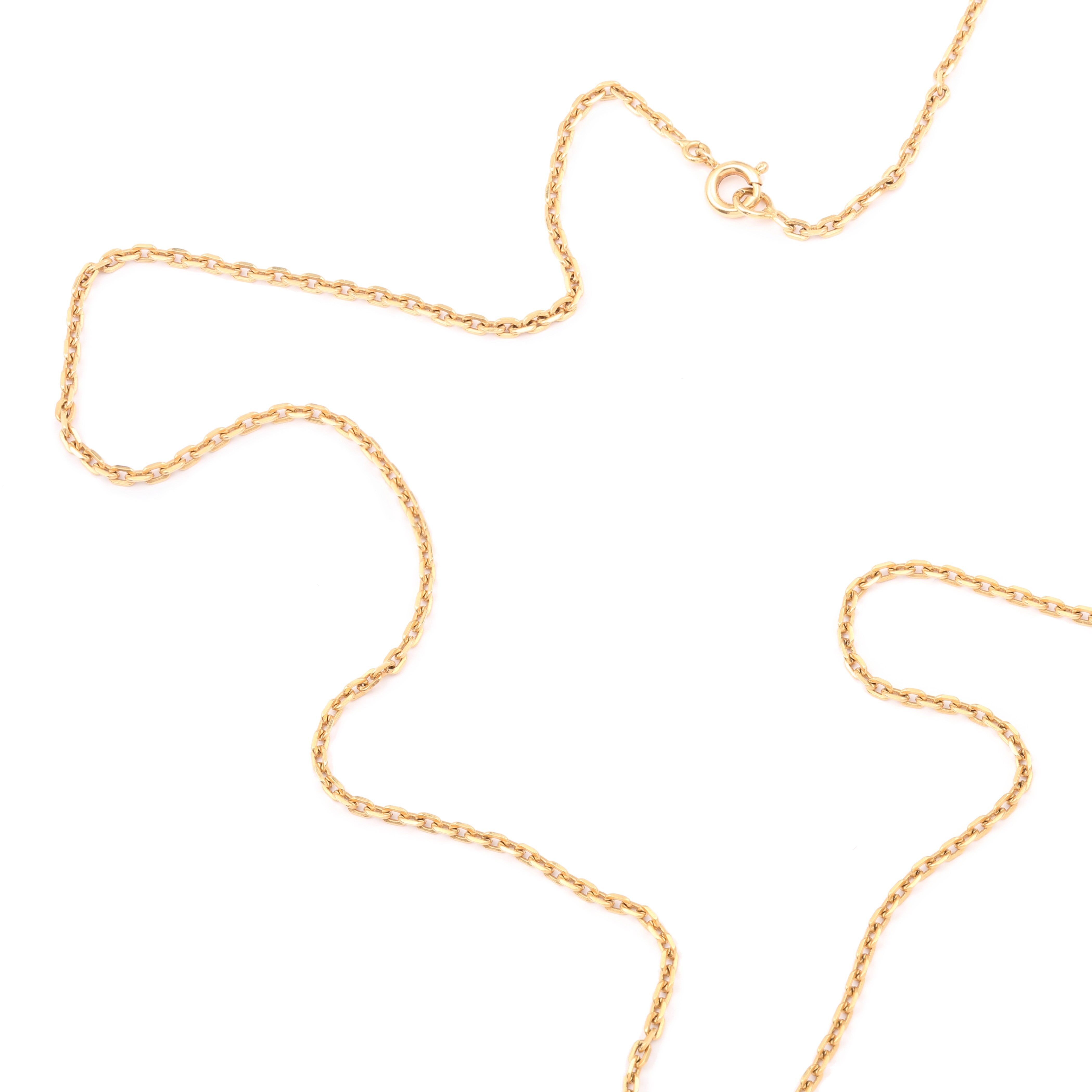 18 Carats Yellow Gold Forçat Chain