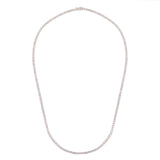 Collier Rivière Diamants 10.15 Carats Or Gris 18 Carats
