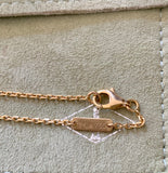 Van Cleef & Arpels Alhambra Vintage Carnelian 18 Carats Yellow Gold Necklace