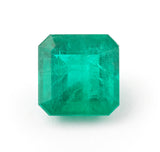 Émeraude Brésil 2.73 Carats Taille Carrée A Pans Coupés (Certificat GEM Paris)