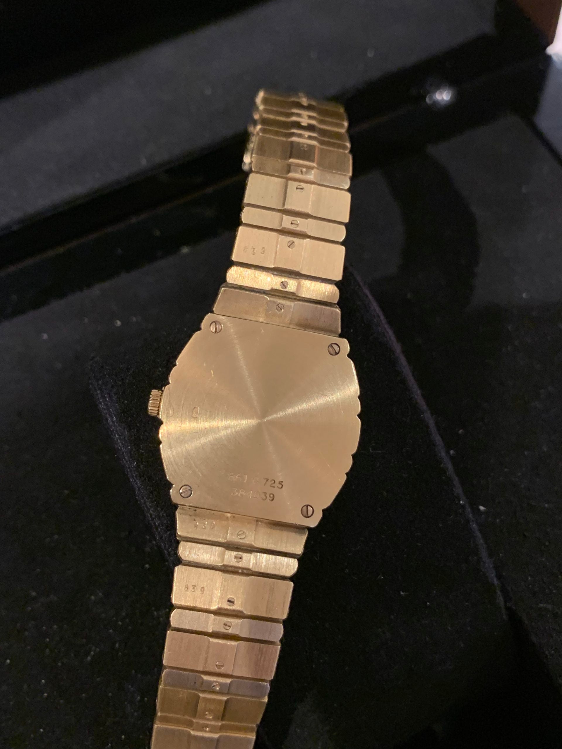 Piaget “Polo” Full Diamonds 18 Carats Yellow Gold Watch