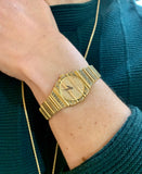 Montre Piaget “Polo” Full Diamonds Or Jaune 18 Carats