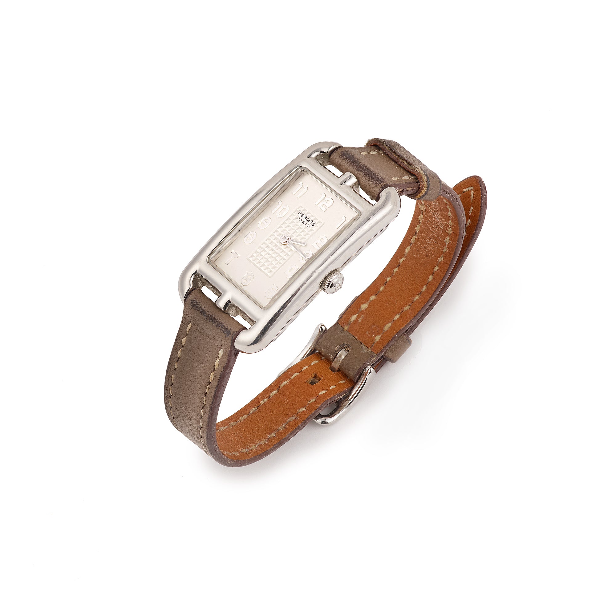 Hermès Nantucket Steel Leather Watch