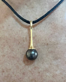 Pendentif Perle de Tahiti Or Jaune 18 Carats