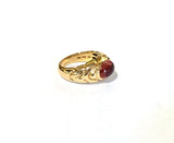 Bague Bulgari Tourmaline Cabochon 2.65 Carats Or Jaune 18 Carats