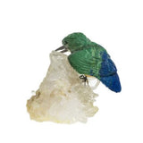 Gübelin Martin Pêcheur Azur Malachite Cristal de Roche